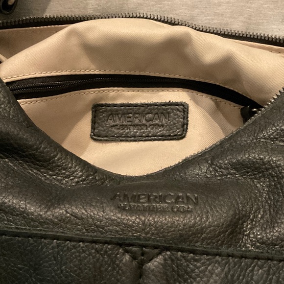 American Leather Black Hobo Bag - Picture 2 of 8